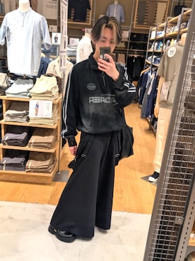 「ADRER（アドラー）のアイテム（イヤーカフ）」を使った、桜さん（メンズ・168cm）の春コーディネート