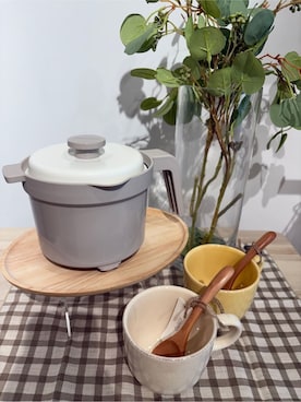 「アイテム（食器）」を使った、Arisaさん（レディース・155cm）の夏コーディネート