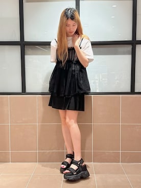 「ESPERANZA（エスペランサ）のアイテム」を使った、そるちゃさん（レディース・153cm）の春コーディネート