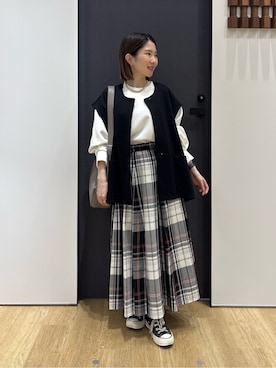 「THE SHOP TK （ザ ショップ ティーケー ）のアイテム」を使った、risaさん（レディース・148cm）の春コーディネート