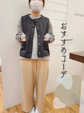 「one'sterrace（ワンズテラス）のアイテム」を使った、よっぴさん（レディース・160cm）の冬コーディネート