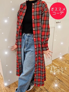 「アイテム（おもちゃ、グレー系）」を使った、よっぴさん（レディース・160cm）の冬コーディネート