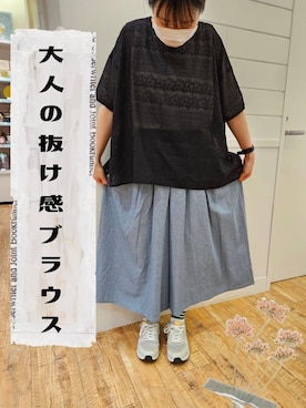 「one'sterrace（ワンズテラス）のアイテム」を使った、よっぴさん（レディース・160cm）の夏コーディネート