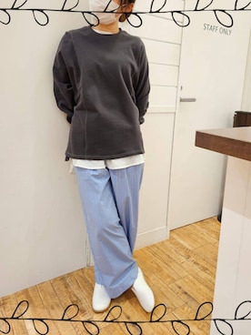 「one'sterrace（ワンズテラス）のアイテム」を使った、よっぴさん（レディース・160cm）の春コーディネート