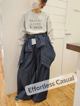 「one'sterrace（ワンズテラス）のアイテム」を使った、よっぴさん（レディース・160cm）の春コーディネート