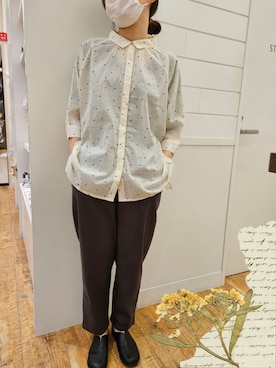 「one'sterrace（ワンズテラス）のアイテム」を使った、よっぴさん（レディース・160cm）の春コーディネート