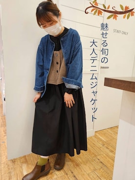 よっぴさん(レディース・160cm)の秋コーディネート