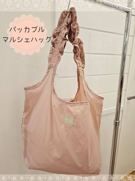 「アイテム（エコバッグ/サブバッグ、グレー系）」を使った、よっぴさん（レディース・160cm）の春コーディネート