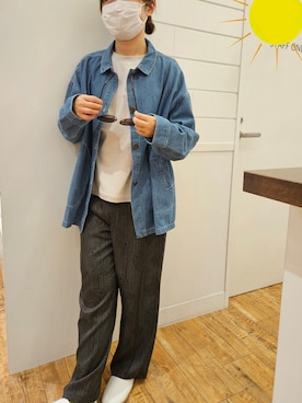 「one'sterrace（ワンズテラス）のアイテム」を使った、よっぴさん（レディース・160cm）の春コーディネート