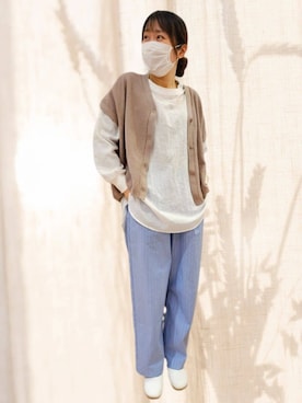 「one'sterrace（ワンズテラス）のアイテム」を使った、よっぴさん（レディース・160cm）の春コーディネート