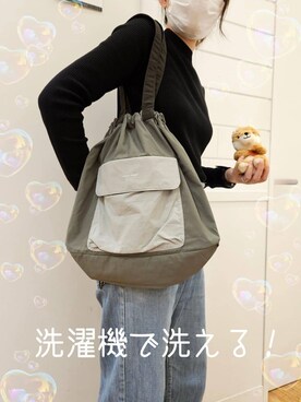 「アイテム（おもちゃ、ベージュ系）」を使った、よっぴさん（レディース・100cm）の冬コーディネート