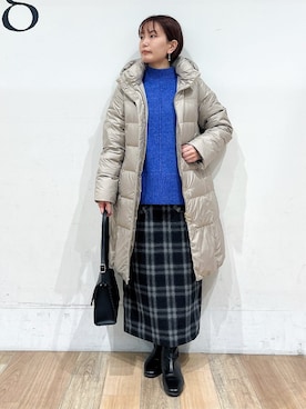 山さんさん（レディース・154cm）の冬コーディネート