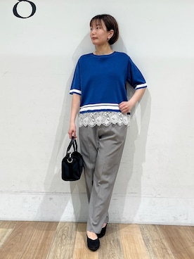 「Lee（リー）のアイテム（バッグ）」を使った、山さんさん（レディース・154cm）の秋コーディネート