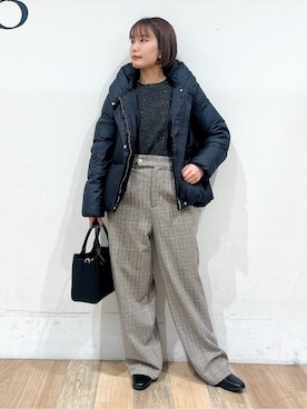 山さんさん(レディース・154cm)の冬コーディネート