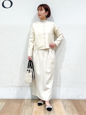 「Lee（リー）のアイテム（バッグ）」を使った、山さんさん（レディース・154cm）の冬コーディネート