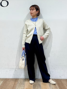 「Lee（リー）のアイテム（バッグ）」を使った、山さんさん（レディース・154cm）の春コーディネート