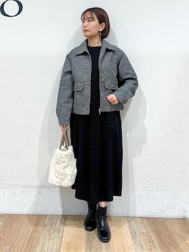 山さんさん(レディース・154cm)の冬コーディネート