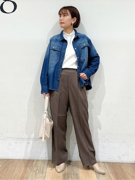 山さんさん(レディース・154cm)の秋コーディネート