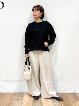 「Lee（リー）のアイテム（バッグ）」を使った、山さんさん（レディース・154cm）の春コーディネート