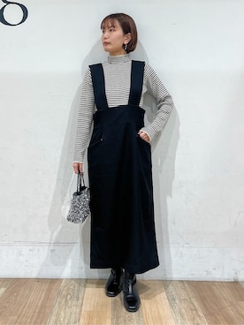 山さんさん(レディース・154cm)の冬コーディネート