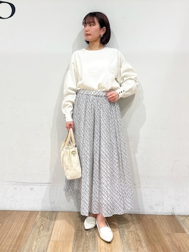 「Lee（リー）のアイテム（バッグ）」を使った、山さんさん（レディース・154cm）の春コーディネート