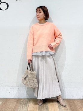 山さんさん（レディース・154cm）の冬コーディネート