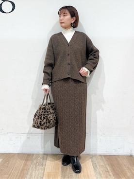 山さんさん（レディース・154cm）の冬コーディネート