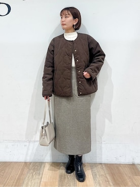 山さんさん（レディース・154cm）の冬コーディネート