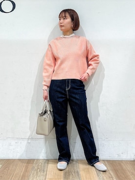 「grove（グローブ）のアイテム」を使った、山さんさん（レディース・154cm）の冬コーディネート