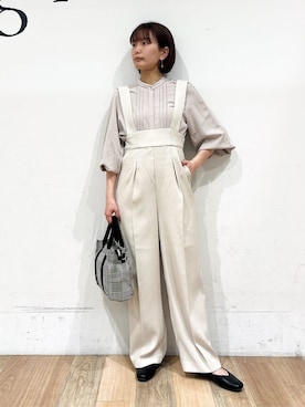 「Lee（リー）のアイテム（バッグ）」を使った、山さんさん（レディース・154cm）の春コーディネート