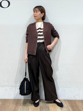 「grove（グローブ）のアイテム」を使った、山さんさん（レディース・154cm）の秋コーディネート