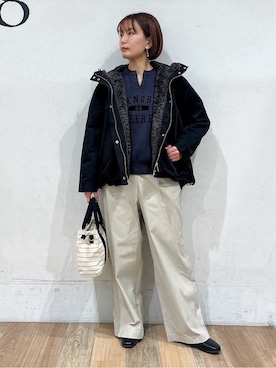 山さんさん(レディース・154cm)の冬コーディネート