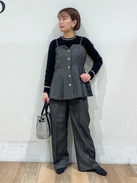 山さんさん(レディース・154cm)の冬コーディネート