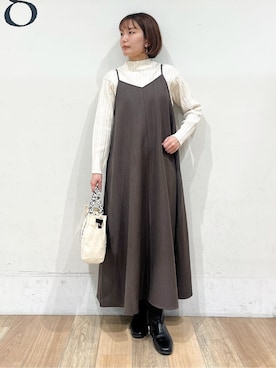 山さんさん(レディース・154cm)の冬コーディネート