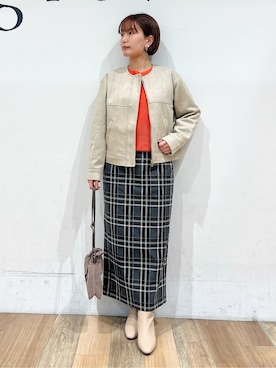 山さんさん(レディース・154cm)の秋コーディネート