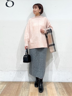 山さんさん(レディース・154cm)の冬コーディネート