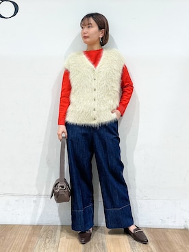 山さんさん(レディース・154cm)の秋コーディネート