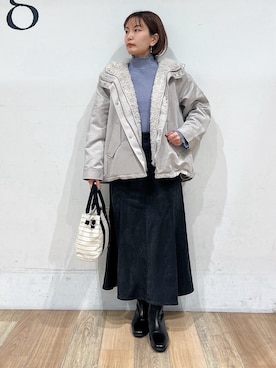 山さんさん(レディース・154cm)の冬コーディネート