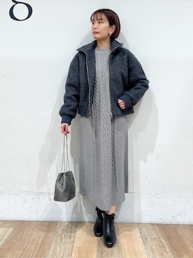 山さんさん(レディース・154cm)の冬コーディネート