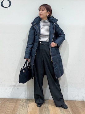 山さんさん（レディース・154cm）の冬コーディネート
