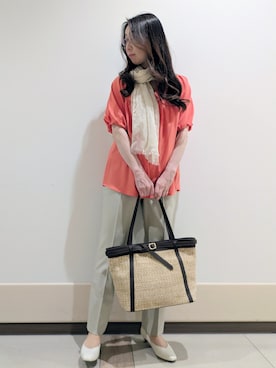 「Modify（モディファイ）のアイテム」を使った、imamiさん（レディース・160cm）の春コーディネート