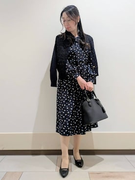 「Reflect（リフレクト）のアイテム（ワンピース/ドレス）」を使った、imamiさん（レディース・160cm）の冬コーディネート