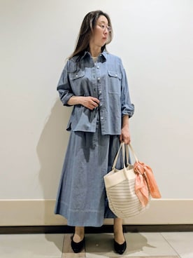 「Reflect（リフレクト）のアイテム（シューズ）」を使った、imamiさん（レディース・160cm）の春コーディネート