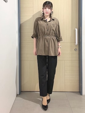 「grove（グローブ）のアイテム」を使った、さあやさん（レディース・158cm）の秋コーディネート