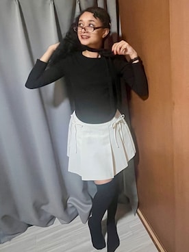 「Honeys（ハニーズ）のアイテム」を使った、sugartl7さん（レディース・160cm）の春コーディネート