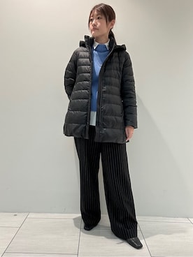 「アイテム（ストール/ショール）」を使った、komiさん（レディース・164cm）の冬コーディネート
