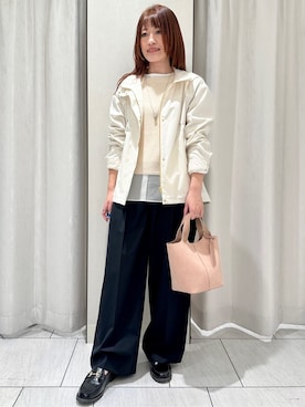 「UNTITLED（アンタイトル）のアイテム（ブルゾン）」を使った、komiさん（レディース・164cm）の冬コーディネート