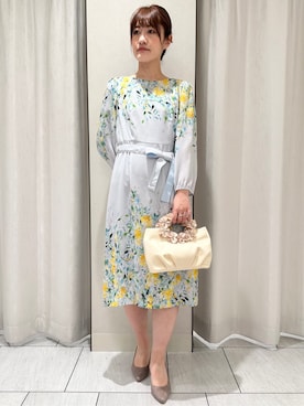 「Sunauna（スーナウーナ）のアイテム」を使った、komiさん（レディース・164cm）の春コーディネート