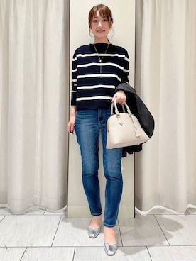 「UNTITLED（アンタイトル）のアイテム（ブルゾン）」を使った、komiさん（レディース・164cm）の冬コーディネート