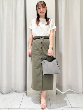 「INDIVI（インディヴィ）のアイテム」を使った、komiさん（レディース・164cm）の春コーディネート